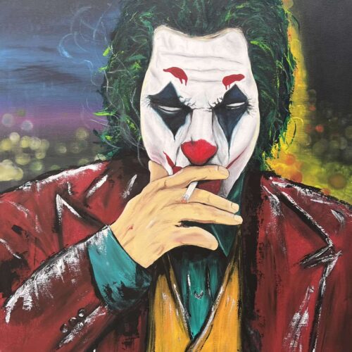 JALEX (joker) Oil on canvas 130x98